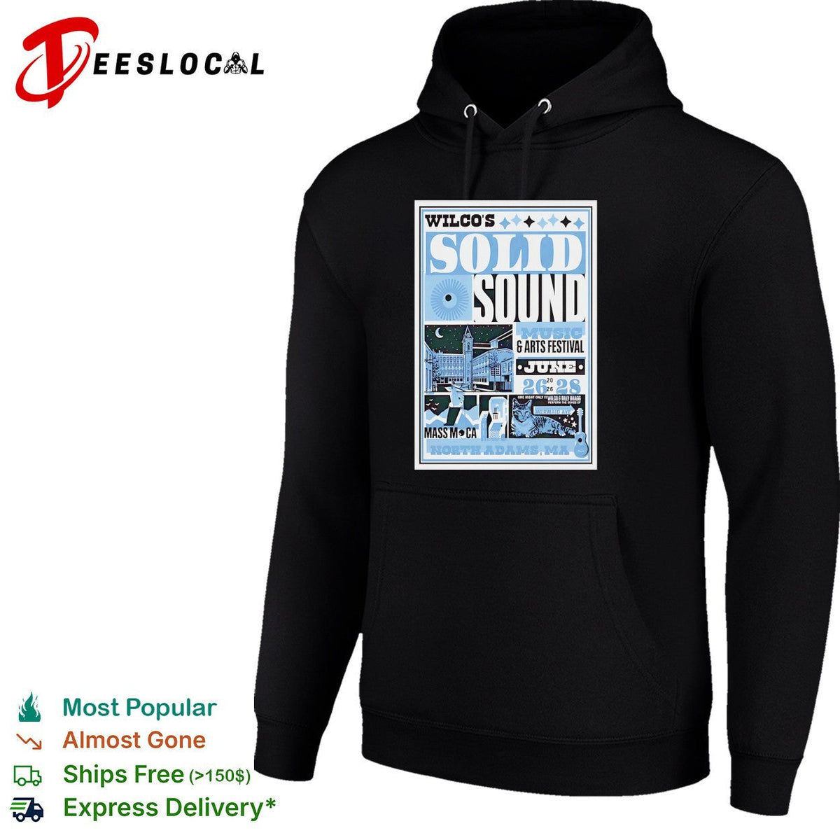 Wilco Solid Sound festival 2026 poster shirt Unisex