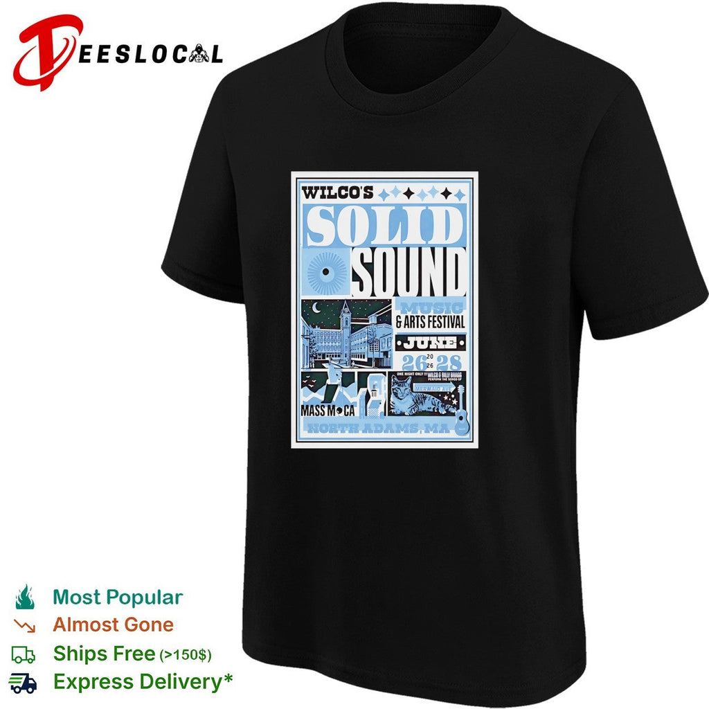 Wilco Solid Sound festival 2026 poster shirt Unisex