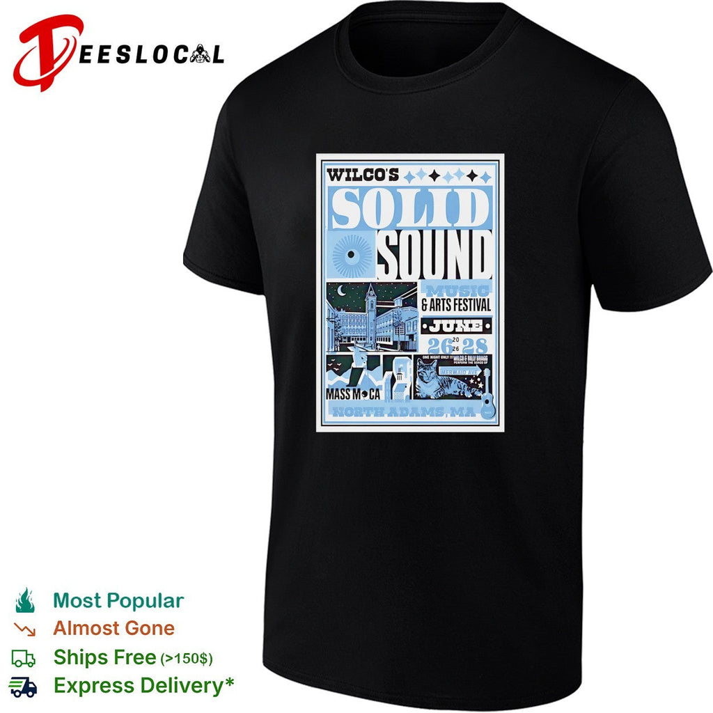 Wilco Solid Sound festival 2026 poster shirt Unisex