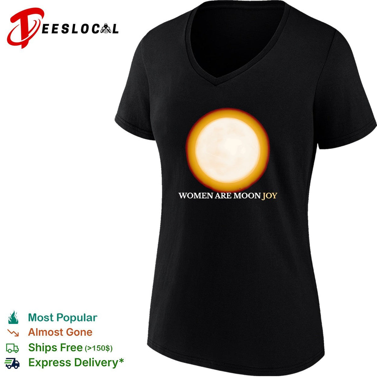 Women are moon joy full moon glow inspirational shirt Unisex