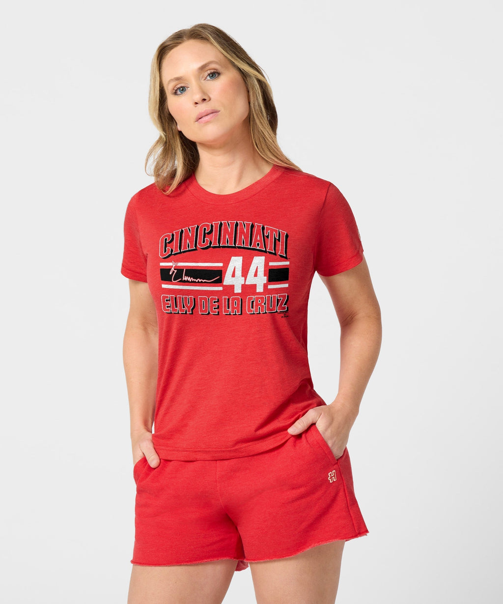 Women's Cincinnati Reds Elly De La Cruz Signature Jersey Unisex
