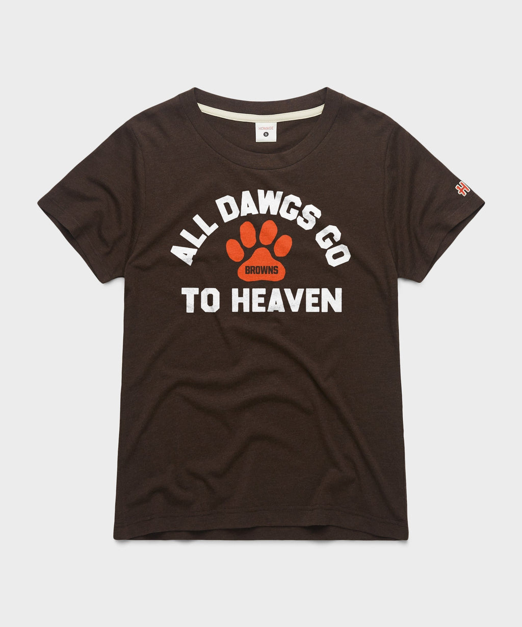 Women's Cleveland Browns All Dawgs Go To Heaven Unisex