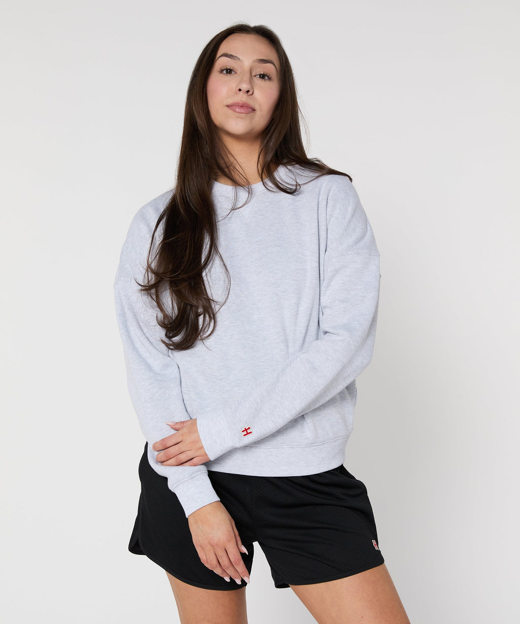 Women's Go-To Drop Shoulder Crewneck Unisex