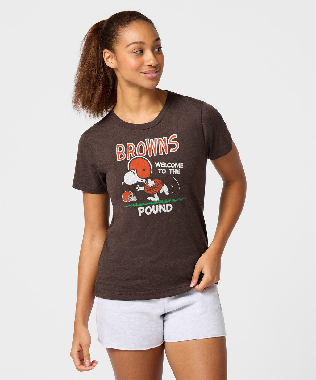 Women's Peanuts x Cleveland Browns Welcome To The Pound Unisex
