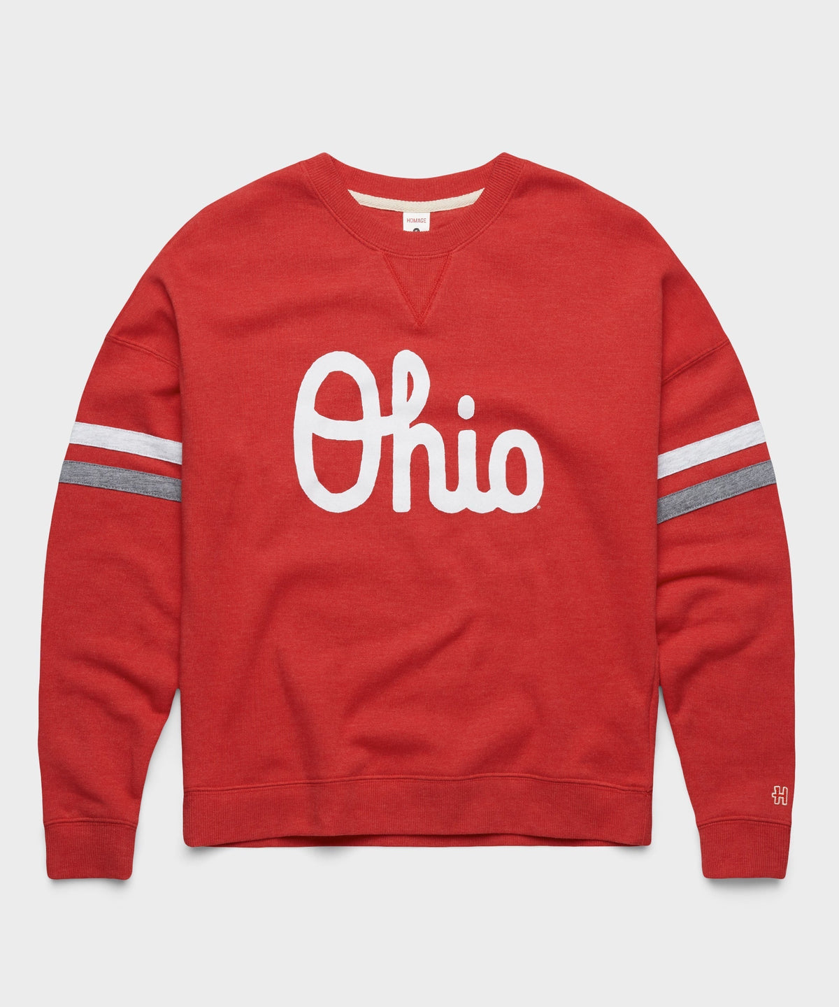 Women's Script Ohio Arm Band Drop Shoulder Crewneck Unisex