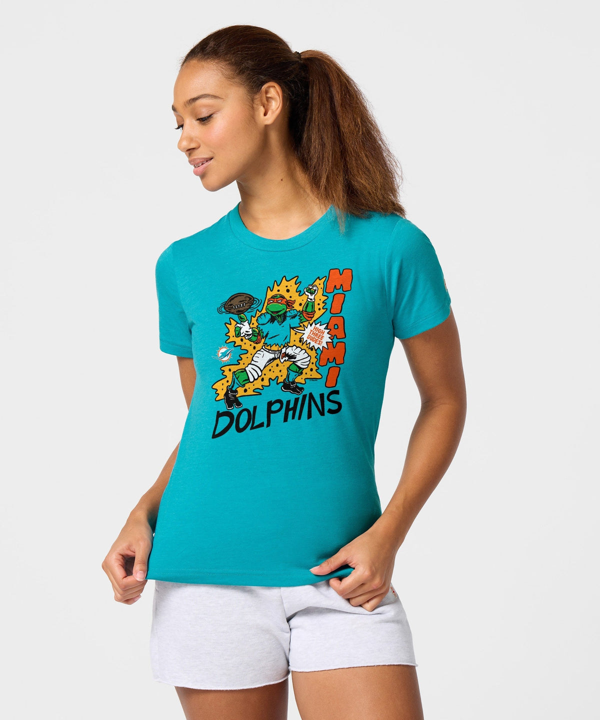 Women's TMNT Michelangelo x Miami Dolphins Unisex
