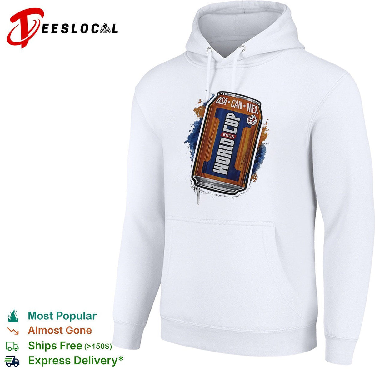 World Cup beer can Usa Can Mex 2026 shirt Unisex
