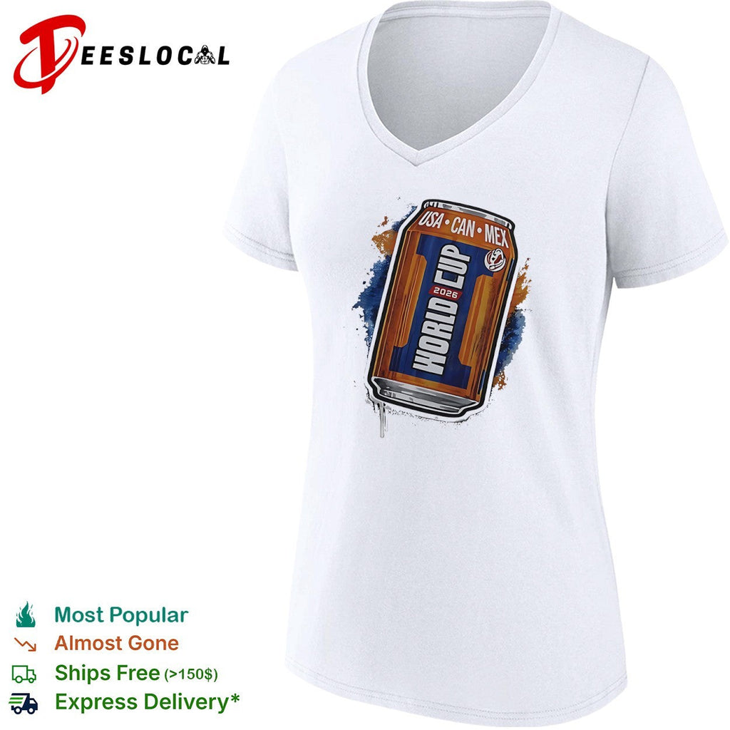World Cup beer can Usa Can Mex 2026 shirt Unisex