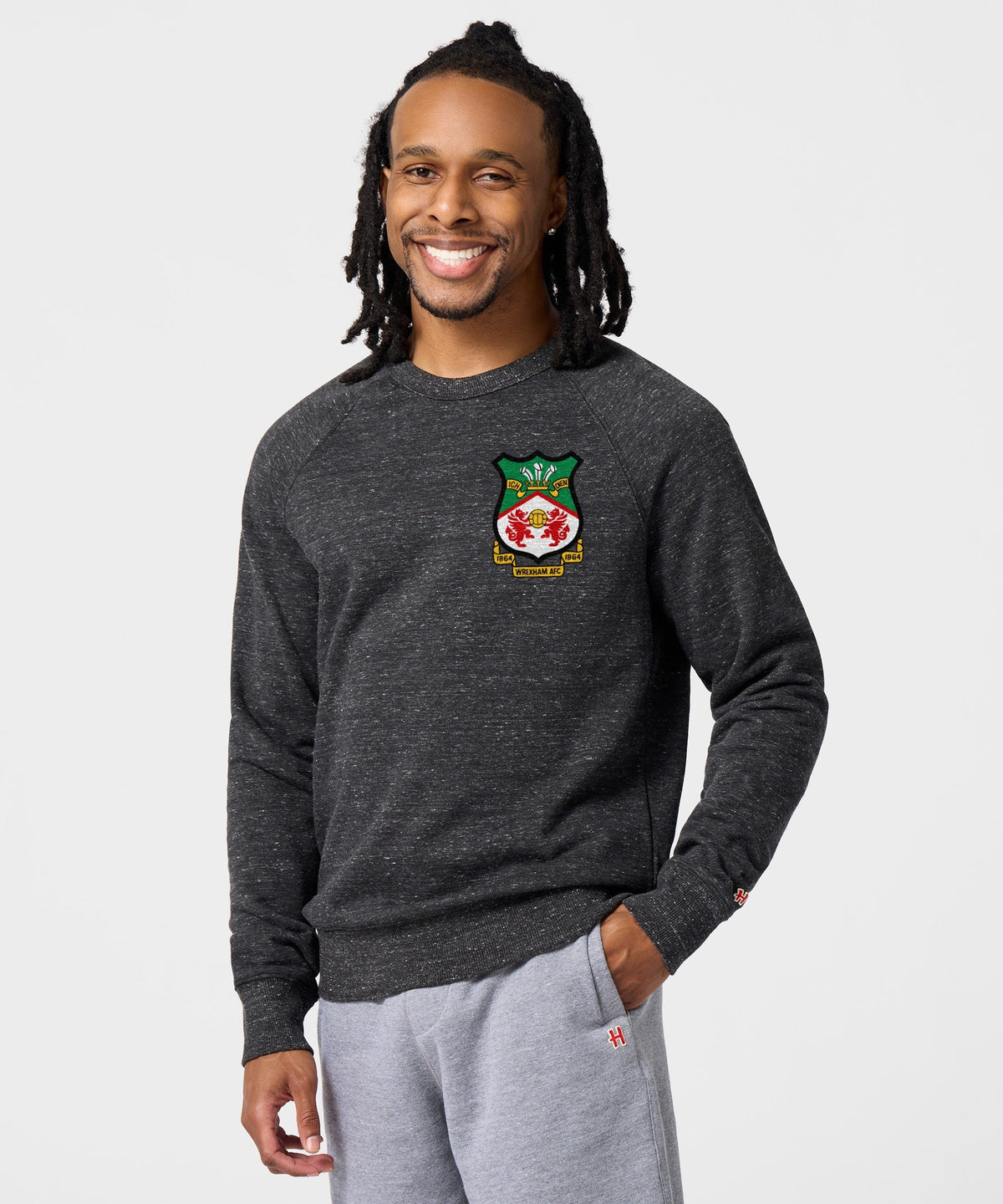 Wrexham AFC Crest Left Chest Crewneck Unisex