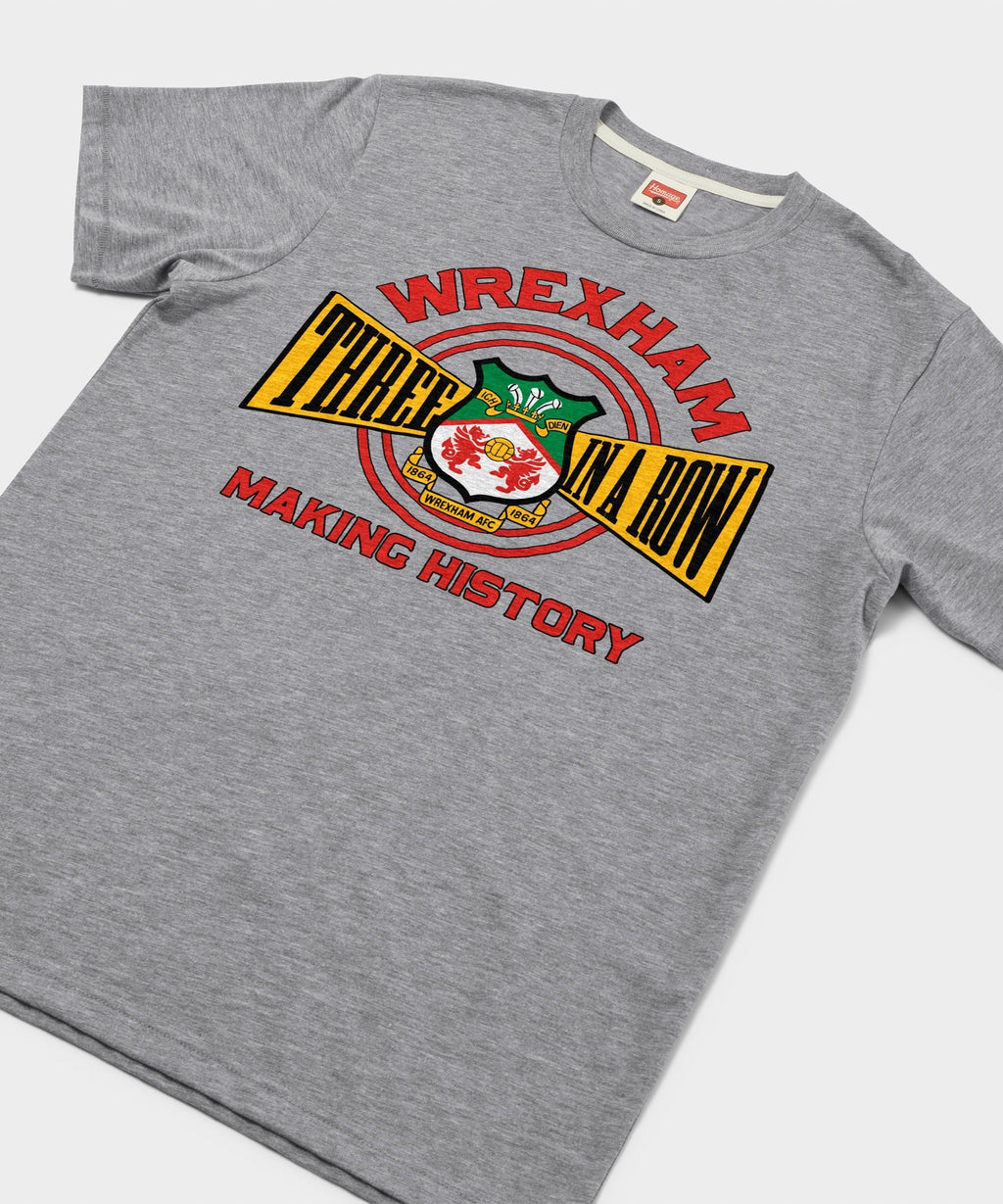 Wrexham AFC Three In A Row Unisex