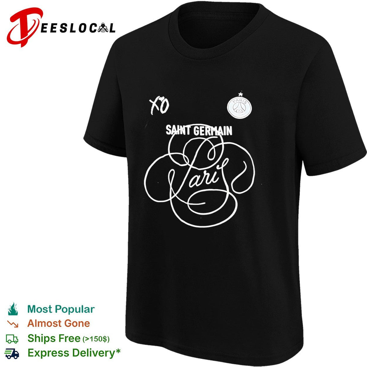 XO Paris Saint Germain Saint Germain Paris shirt Unisex