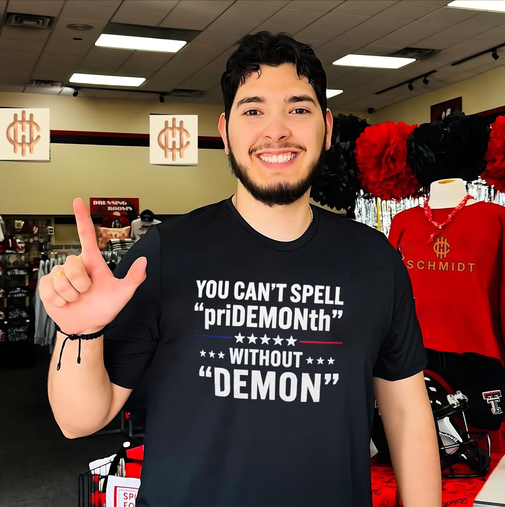 You Cannot Spell Pride Month Without Demon shirt Unisex