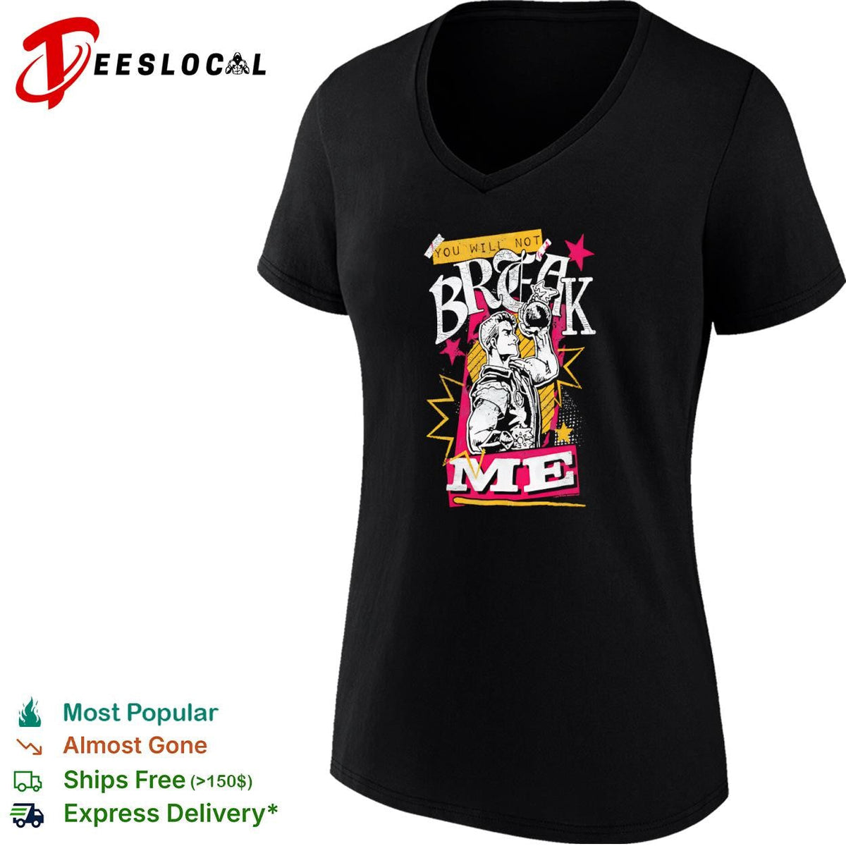 You will not break me bomb guy shirt Unisex