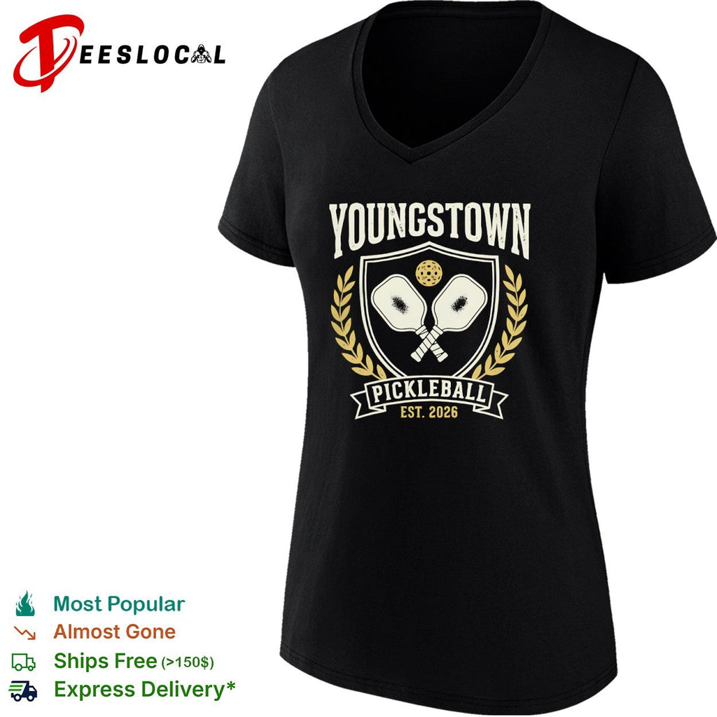 Youngstown Pickleball Est 2026 Crossed Paddles shirt Unisex
