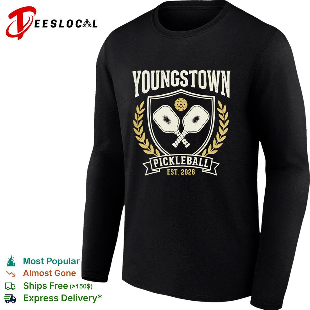 Youngstown Pickleball Est 2026 Crossed Paddles shirt Unisex