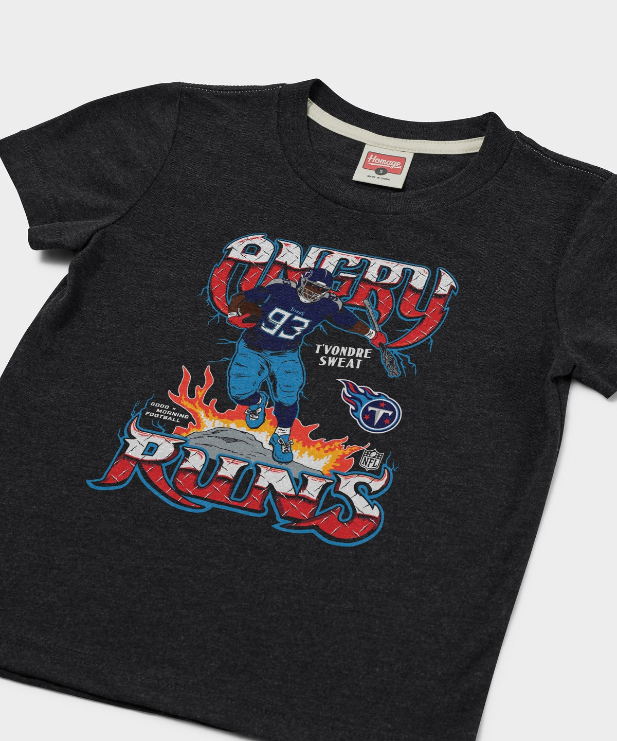 Youth Angry Runs 2024 Titans T'Vondre Sweat Unisex