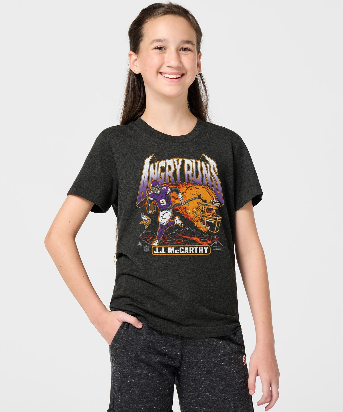 Youth Angry Runs 2025 Vikings J.J. McCarthy Unisex