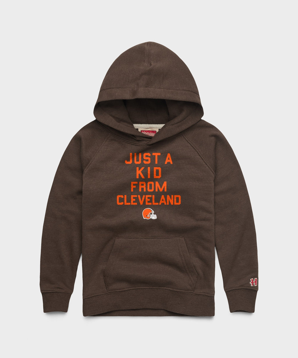 Youth Cleveland Browns Just A Kid From Cleveland Unisex