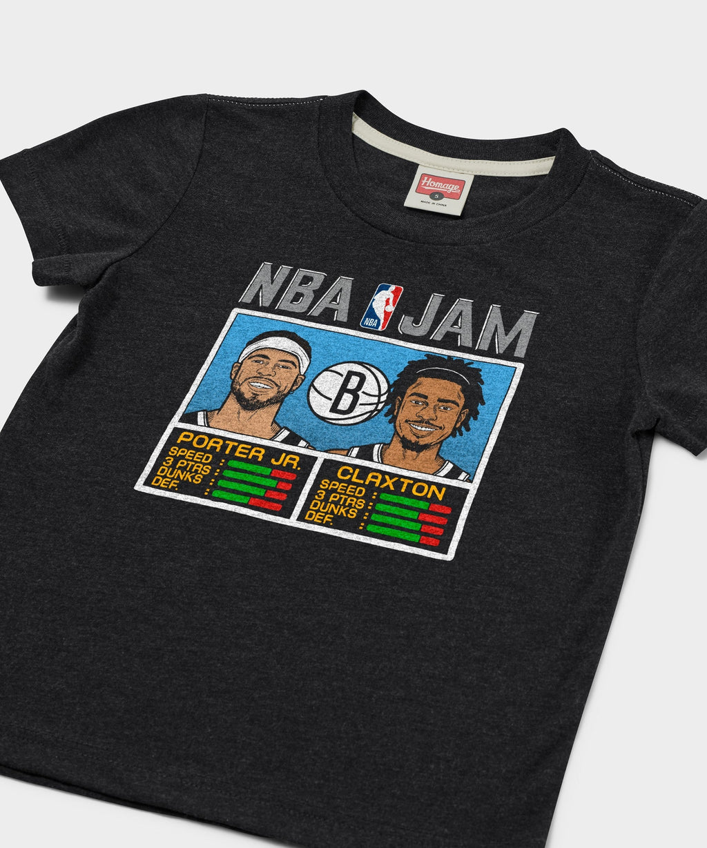 Youth NBA Jam Nets Porter Jr. And Claxton Unisex