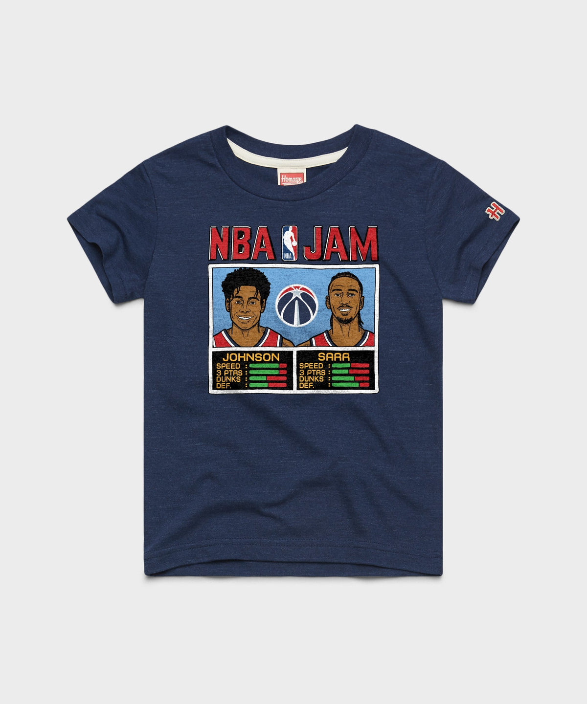 Youth NBA Jam Wizards Johnson And Sarr Unisex