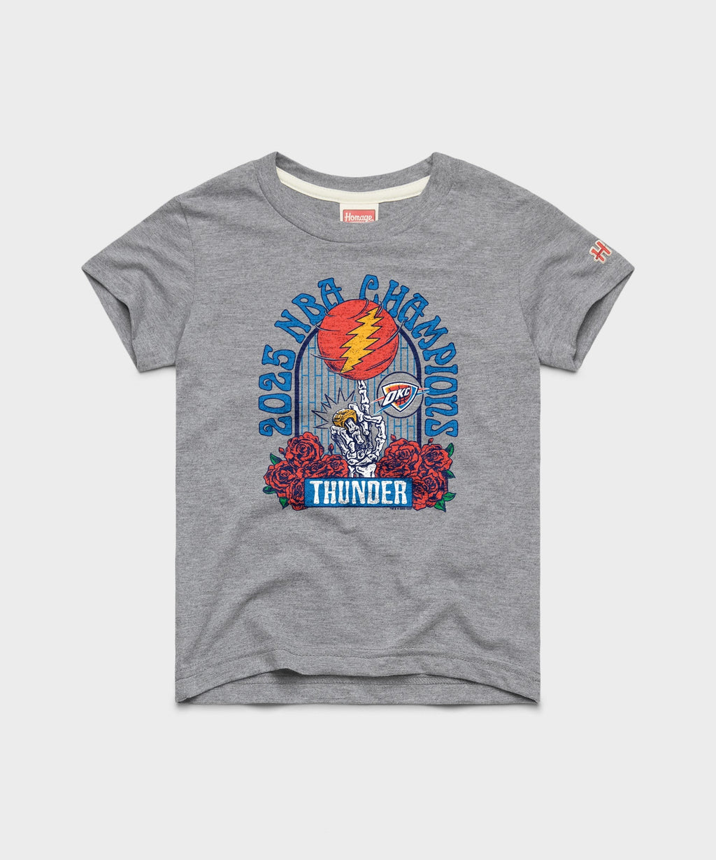 Youth NBA x Grateful Dead 2025 Champs Thunder Unisex
