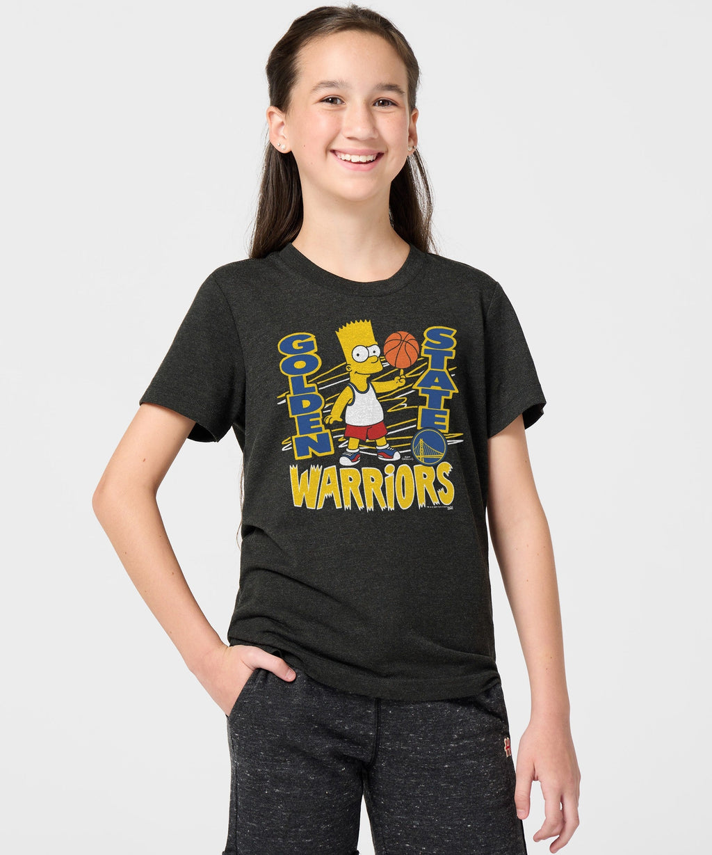 Youth The Simpsons Bart x Golden State Warriors Unisex