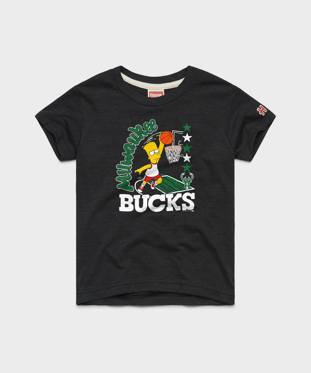 Youth The Simpsons Bart x Milwaukee Bucks Unisex