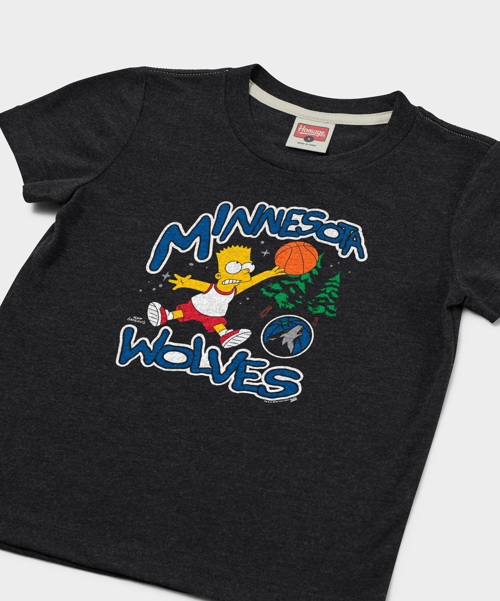 Youth The Simpsons Bart x Minnesota Timberwolves Unisex