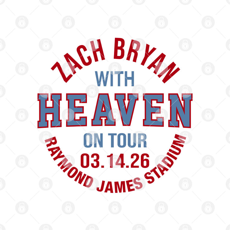 Zach Bryan With Heaven On Tour Raymond James Stadium Unisex
