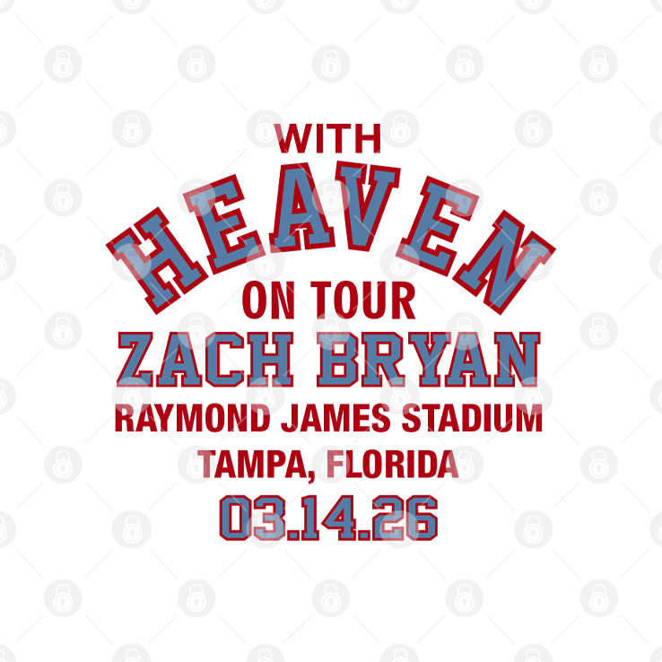 Zach Bryan With Heaven On Tour Raymond James Stadium Unisex