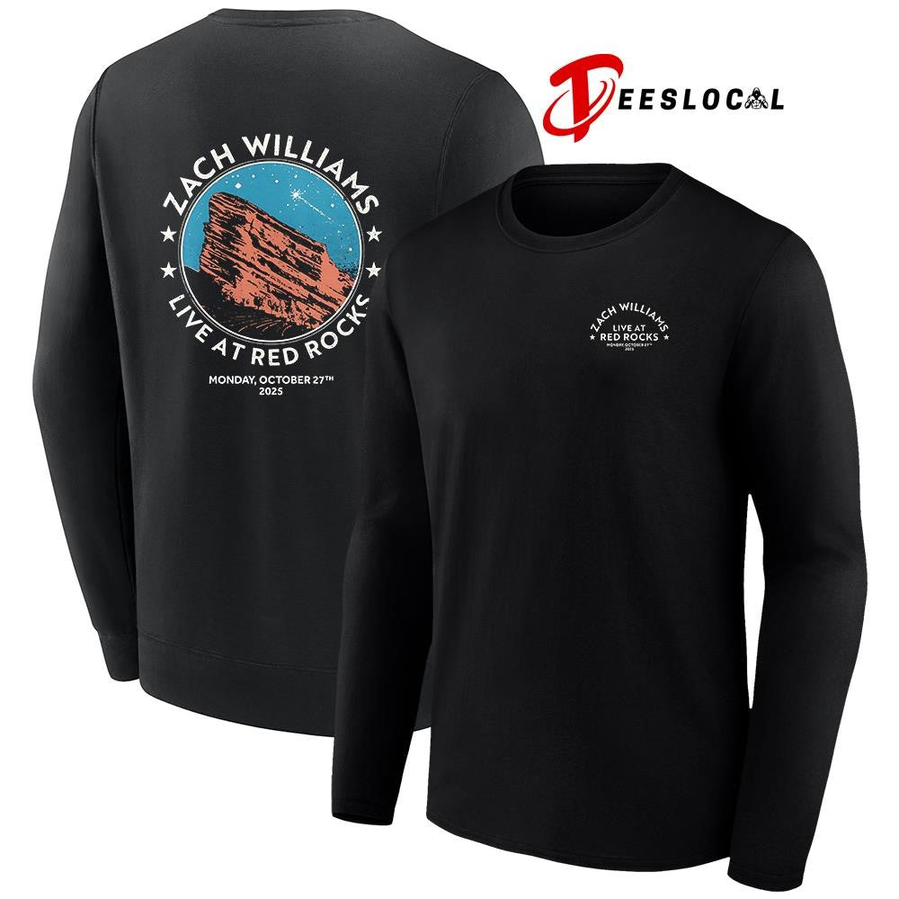 Zach Williams live at Red Rocks graphic shirt Unisex