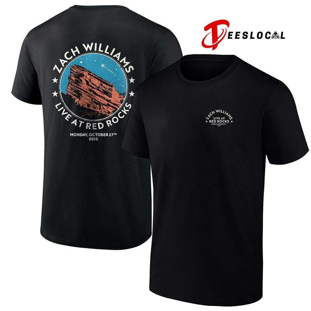 Zach Williams live at Red Rocks graphic shirt Unisex