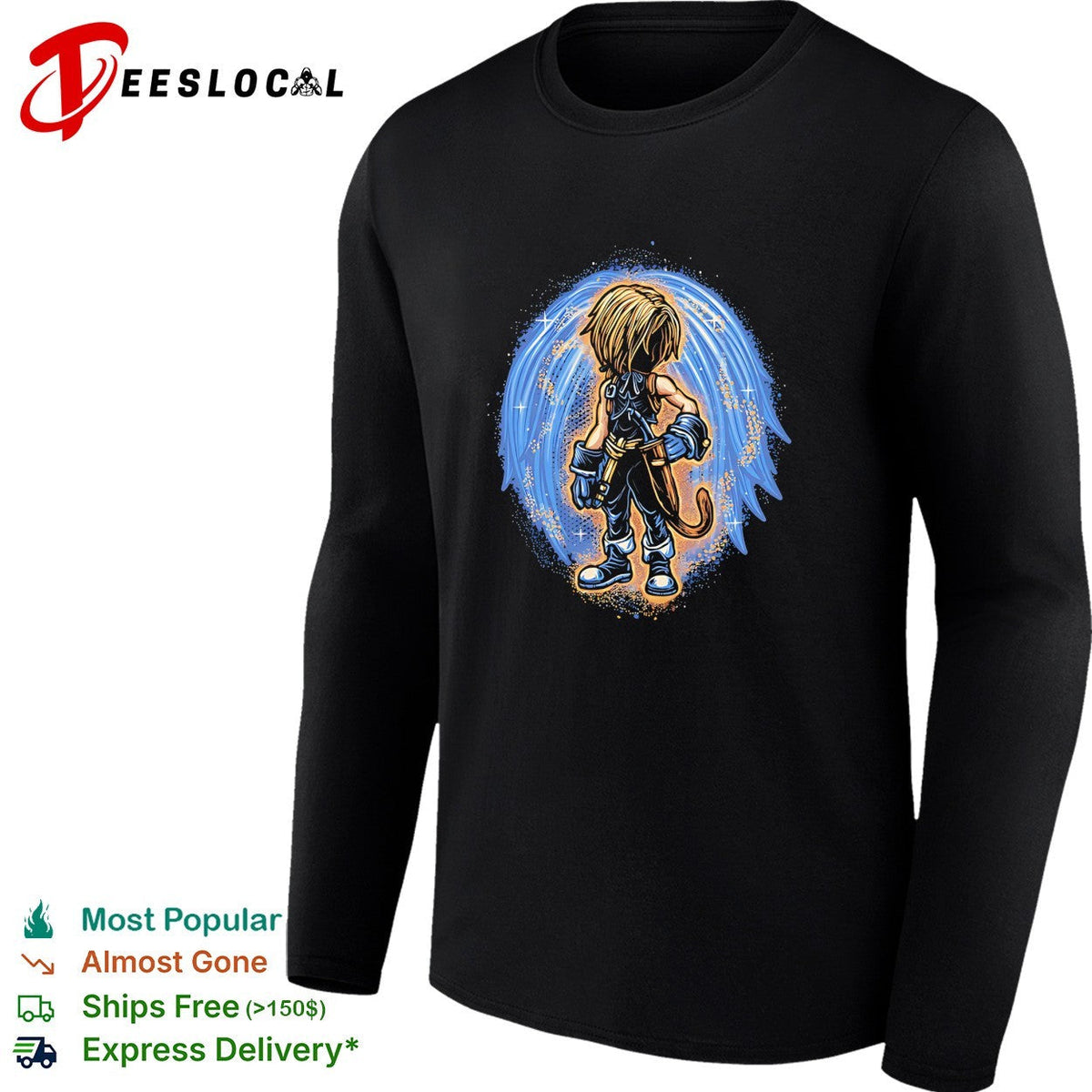 Zidane Tribal Final Fantasy IX Video Game Character Square Enix Gaming Fan Art shirt Unisex