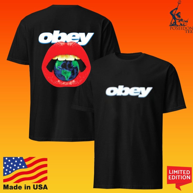 Astrofat Obey Lips Heavyweight Unisex