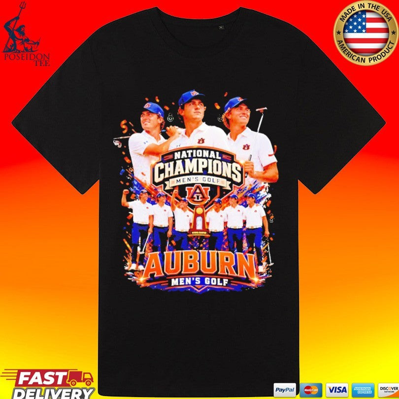Auburn Tigers National Champions Golf Team Ncaa 2024 Celebration Unisex