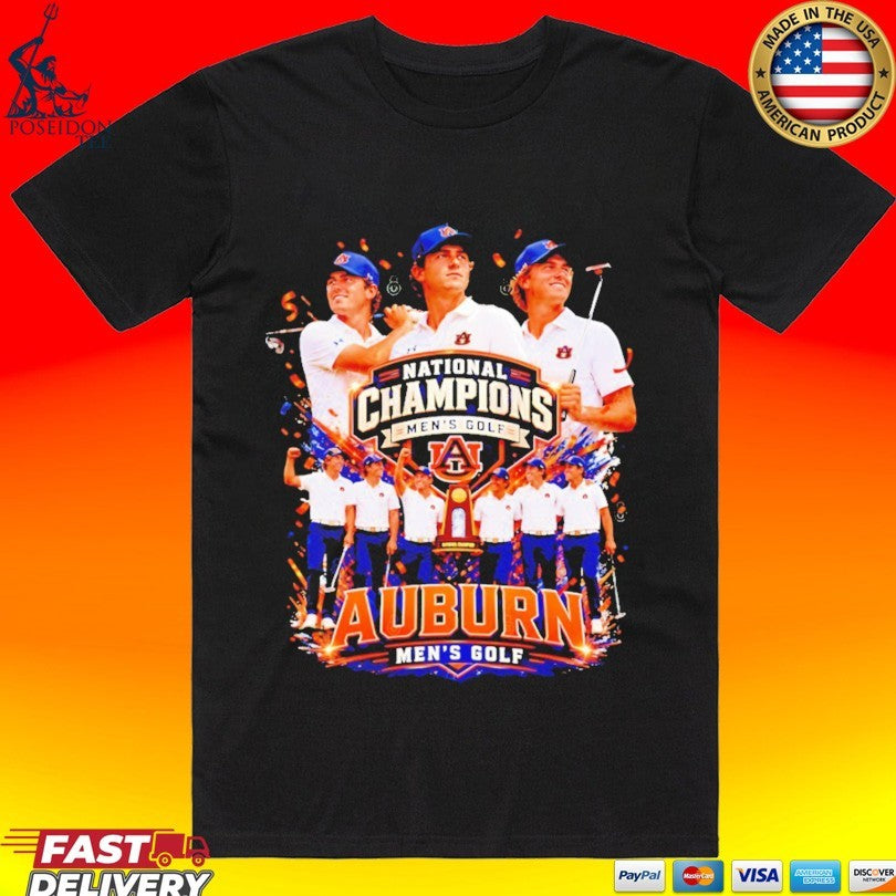 Auburn Tigers National Champions Golf Team Ncaa 2024 Celebration Unisex
