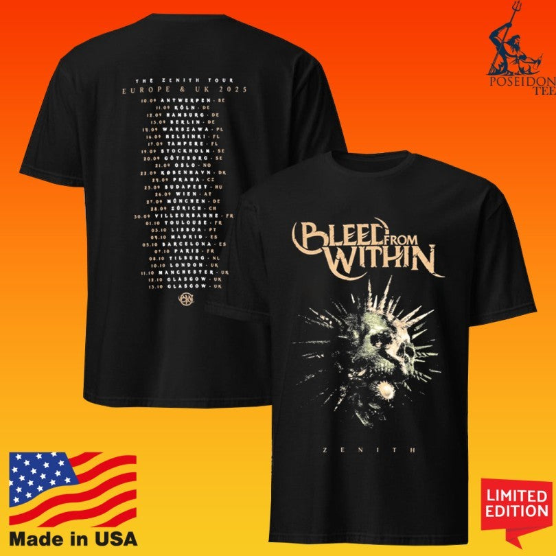Bleed From Within Zenith Tour Shirt Unisex