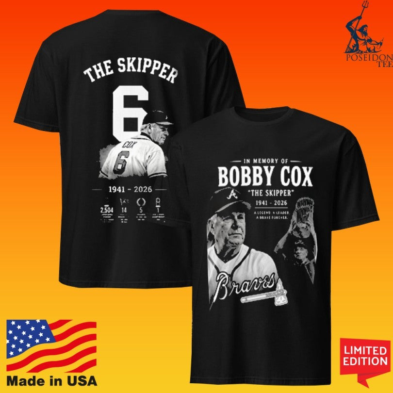 Bobby Cox The Skipper 1941 2026 Braves Unisex