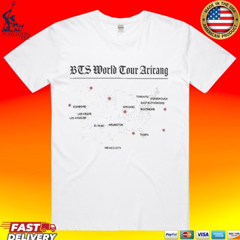 Bts World Tour Arirang Map Unisex
