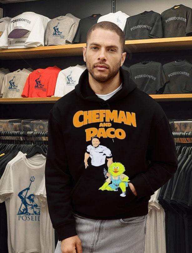 Chefman And Paco Cartoon Mascot Graphic Unisex