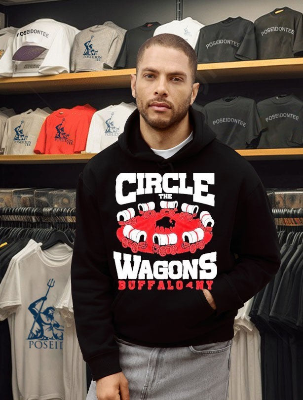 Circle The Wagons Buffalo Ny Bills Football Fan Unisex