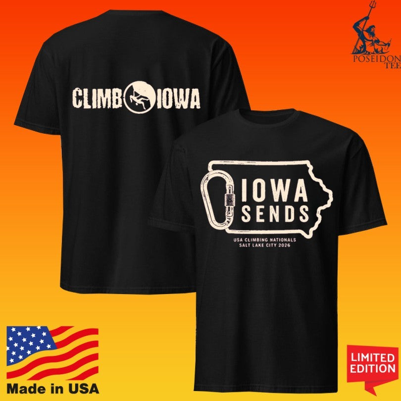 Climb Iowa Iowa Sends Usa Climbing Nationals Salt Lake City 2026 Unisex