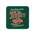 Greetings From New Jersey Coaster Unisex