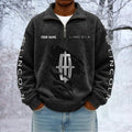 Lincoln Custom Name Quarter Zip Pullover Sweatshirt - Multicolor