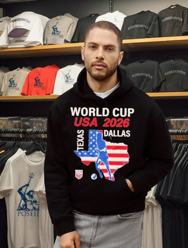 Dallas Texas Host 2026 World Cup Usa Soccer Unisex