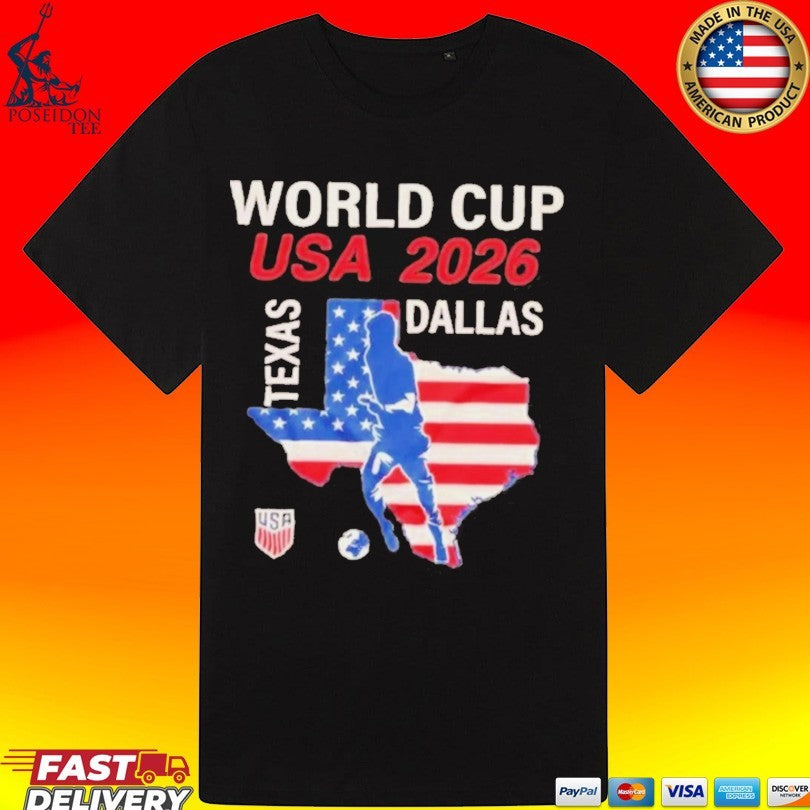 Dallas Texas Host 2026 World Cup Usa Soccer Unisex