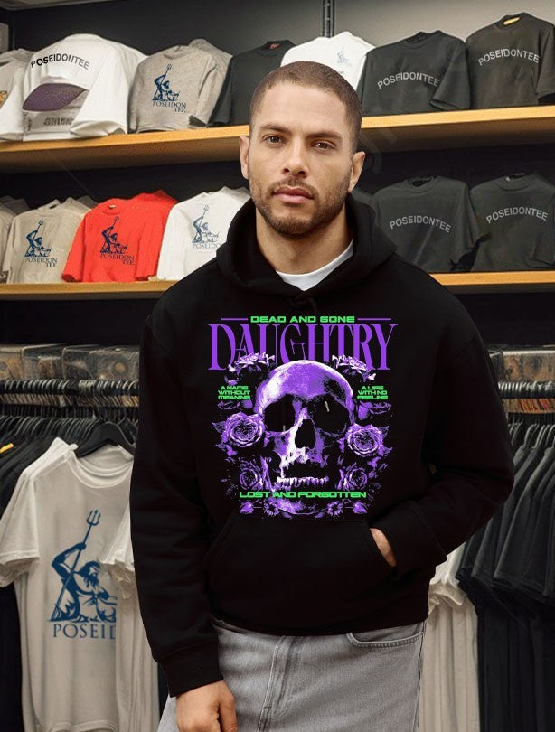 Daughtry Dead And Gone Lost And Forgotten Purple Skull Unisex