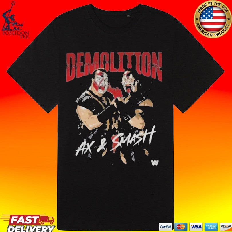 Demolition Ax & Smash Retro Wht Unisex