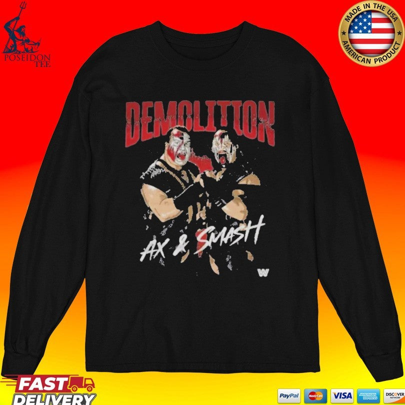 Demolition Ax & Smash Retro Wht Unisex
