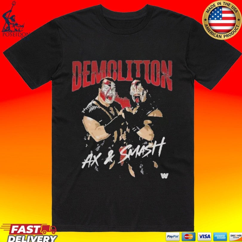 Demolition Ax & Smash Retro Wht Unisex